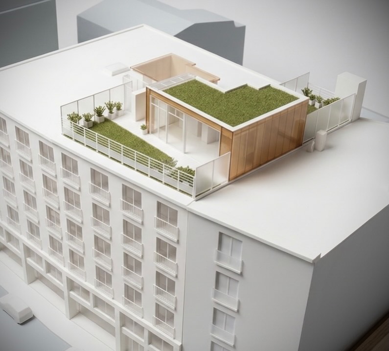 Surelevation - Rooftop , Paris 13, 2023