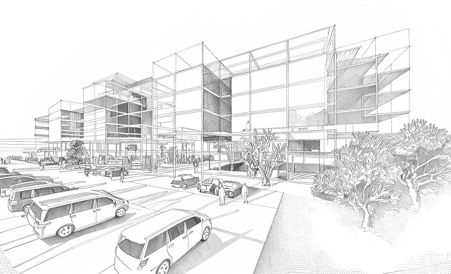 / Fhf . Office Building, Project, 2021