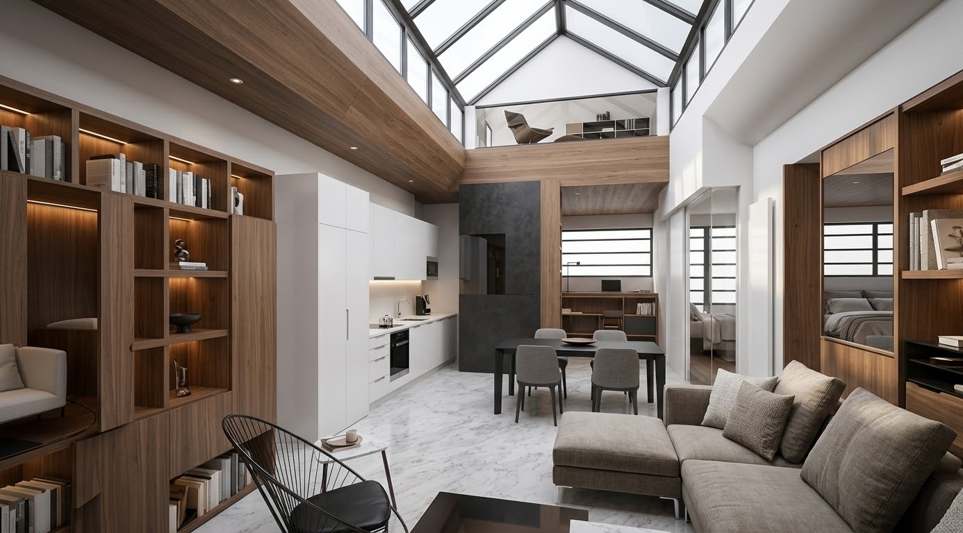 Archi-services . Loft, Paris, France, 2015