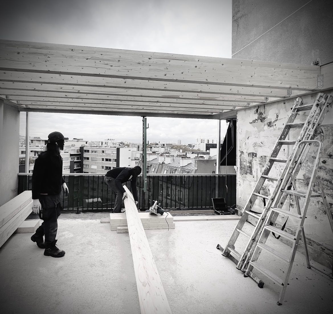 Surelevation, Paris 10, France, 2022